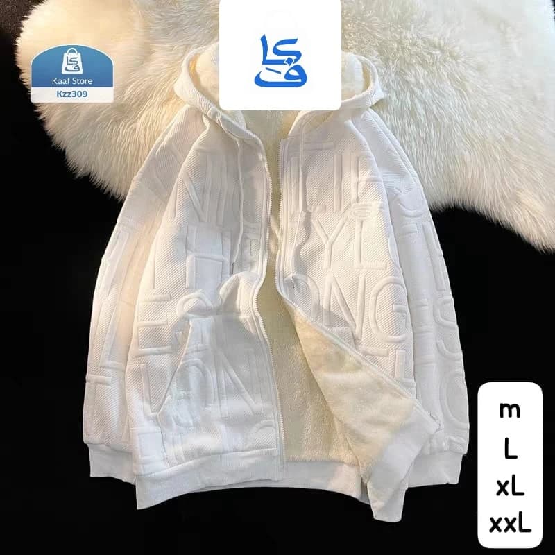جاكيت هودي شتوي كاجوال Oversized thumbnail 6