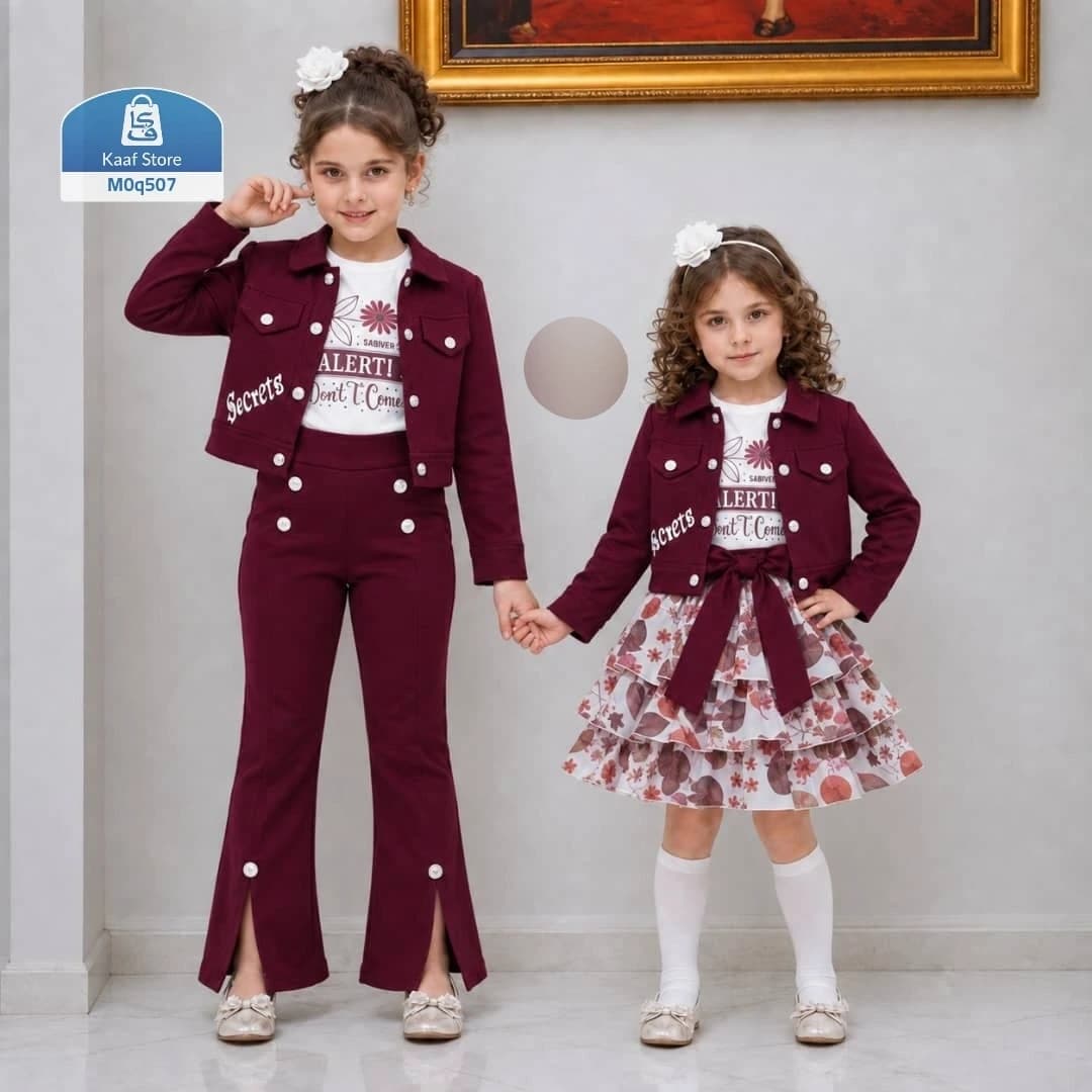 طقم بناتي 5 قطع رسمي thumbnail 3