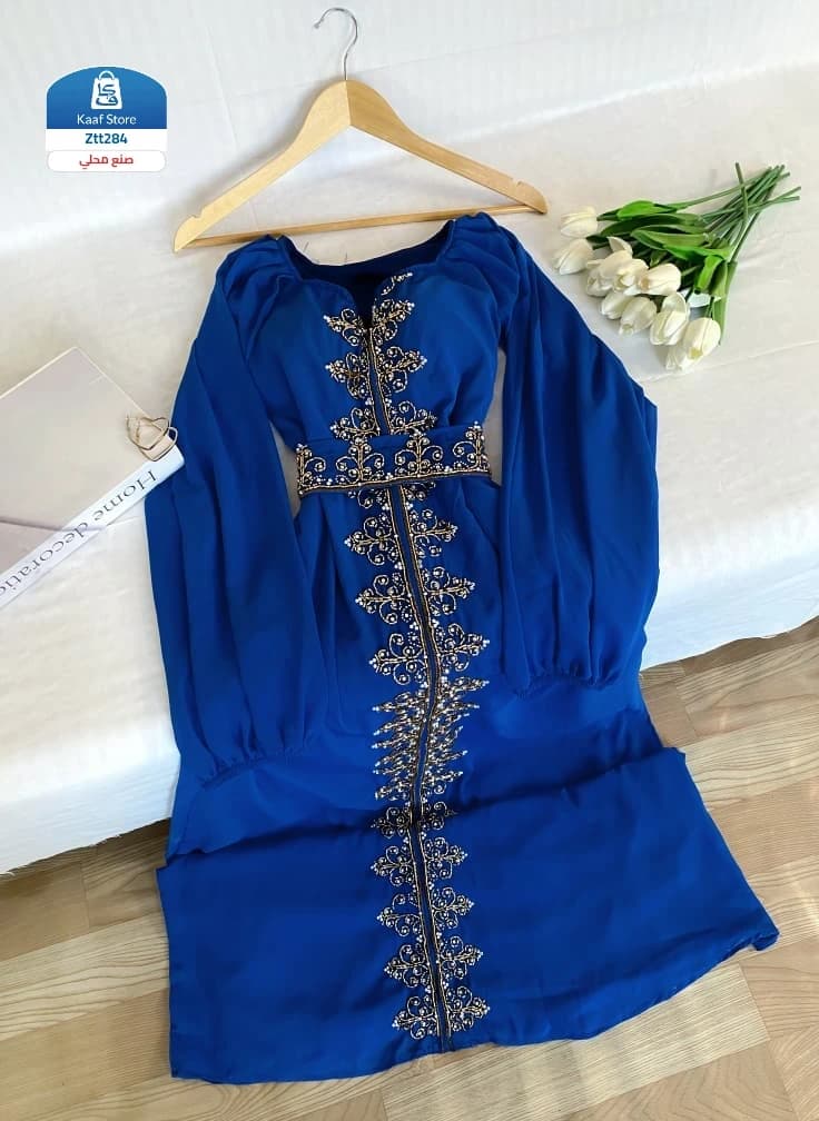 جلابية خليجية نسائية thumbnail 2