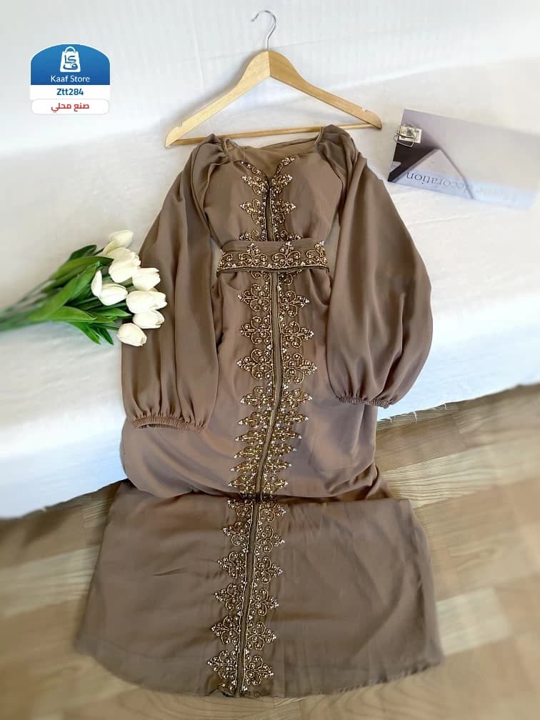 جلابية خليجية نسائية thumbnail 3