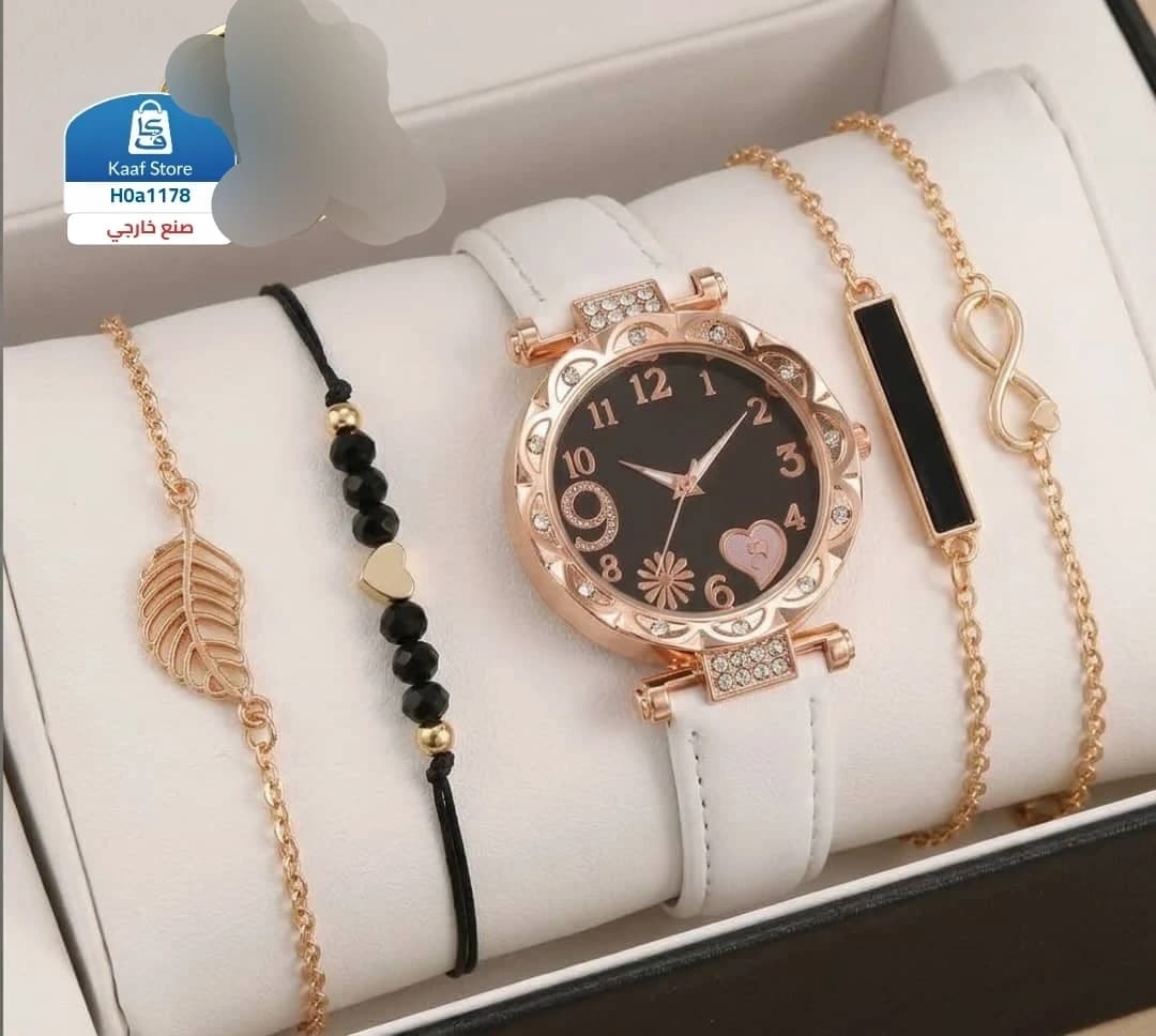 طقم ساعات وأساور شبابي thumbnail 2