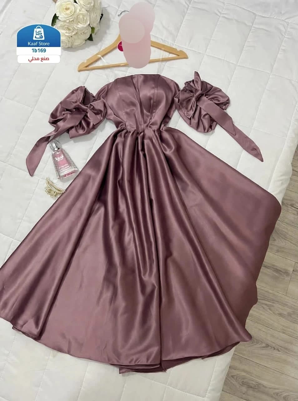 فستان أوف شولدر فاخر thumbnail 3
