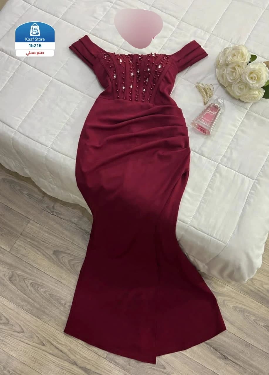 فستان سهرة فاخر thumbnail 4