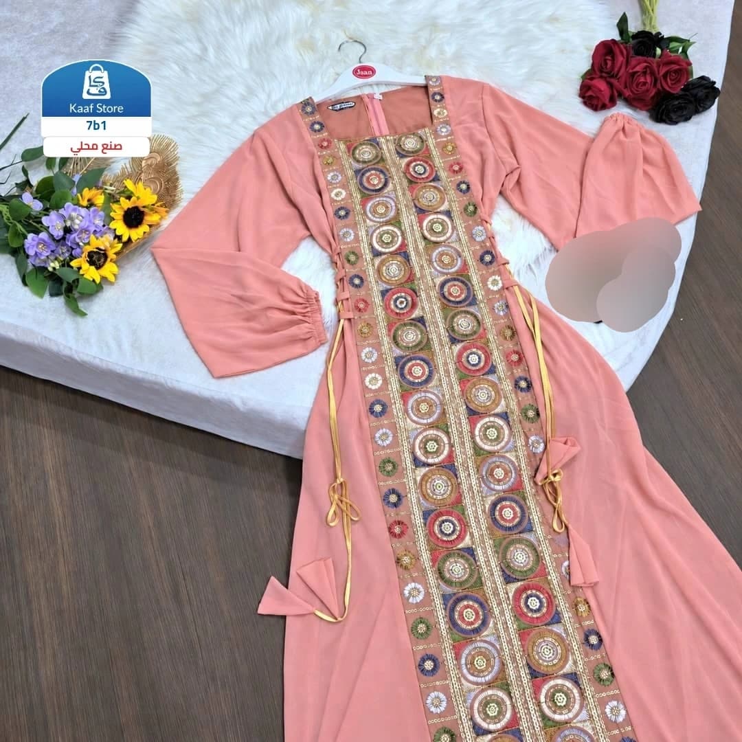 جلابية فريدة موديل خرافي thumbnail 5