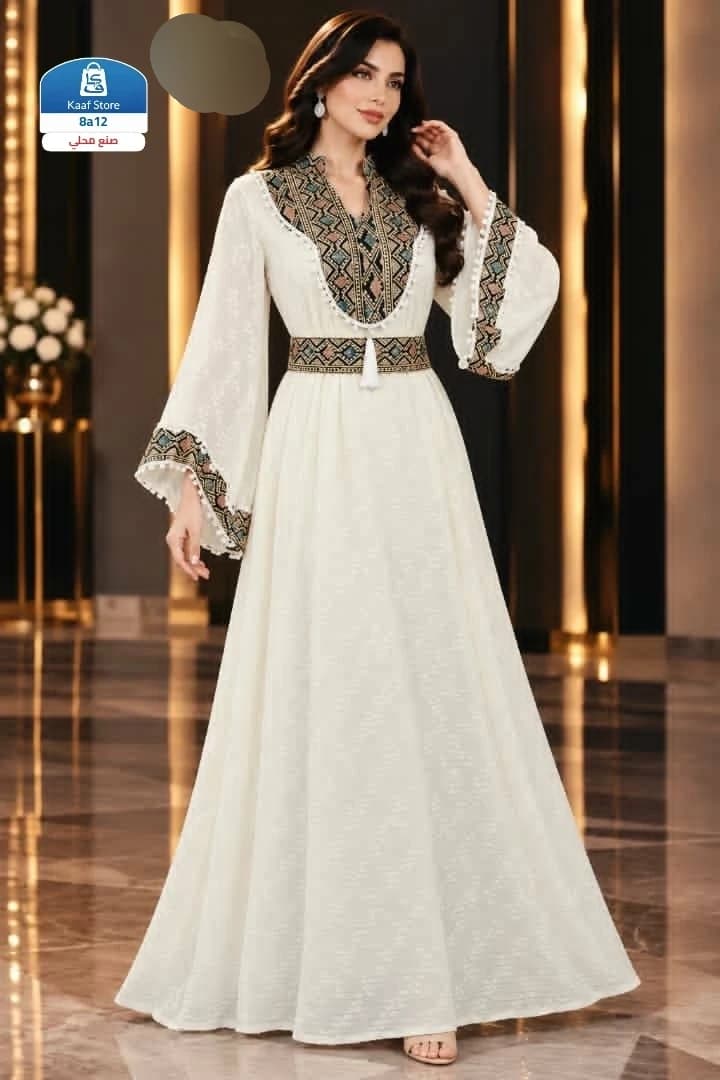 جلابية نسائية أنيقة من قطعتين