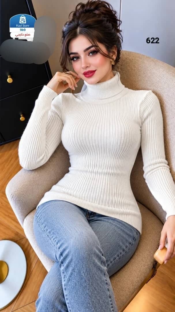 فنائل نسائي شتوي برقبة عالية - صورة 1