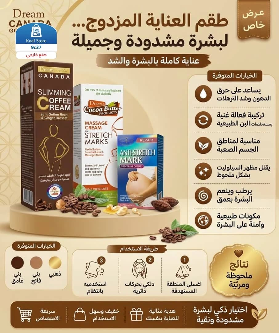 مجموعة كندية 3 في 1 للعناية بالجسم - صورة 1