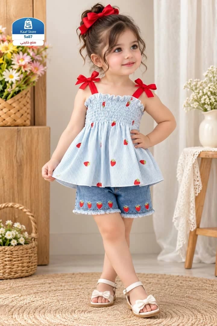 طقم بناتي راقي - صورة 1