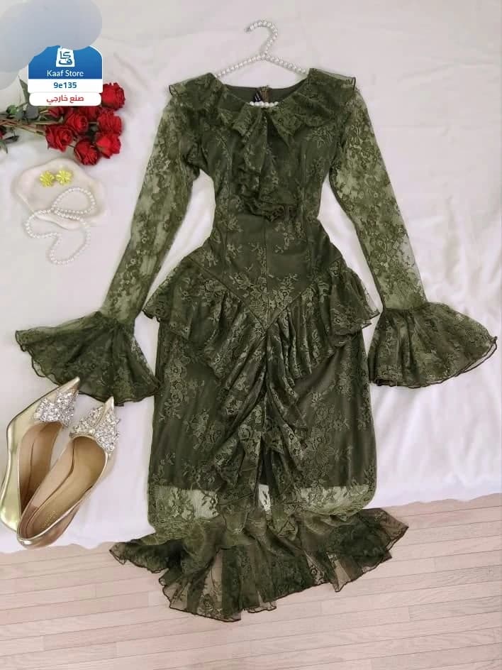 فستان Ruffle thumbnail 2