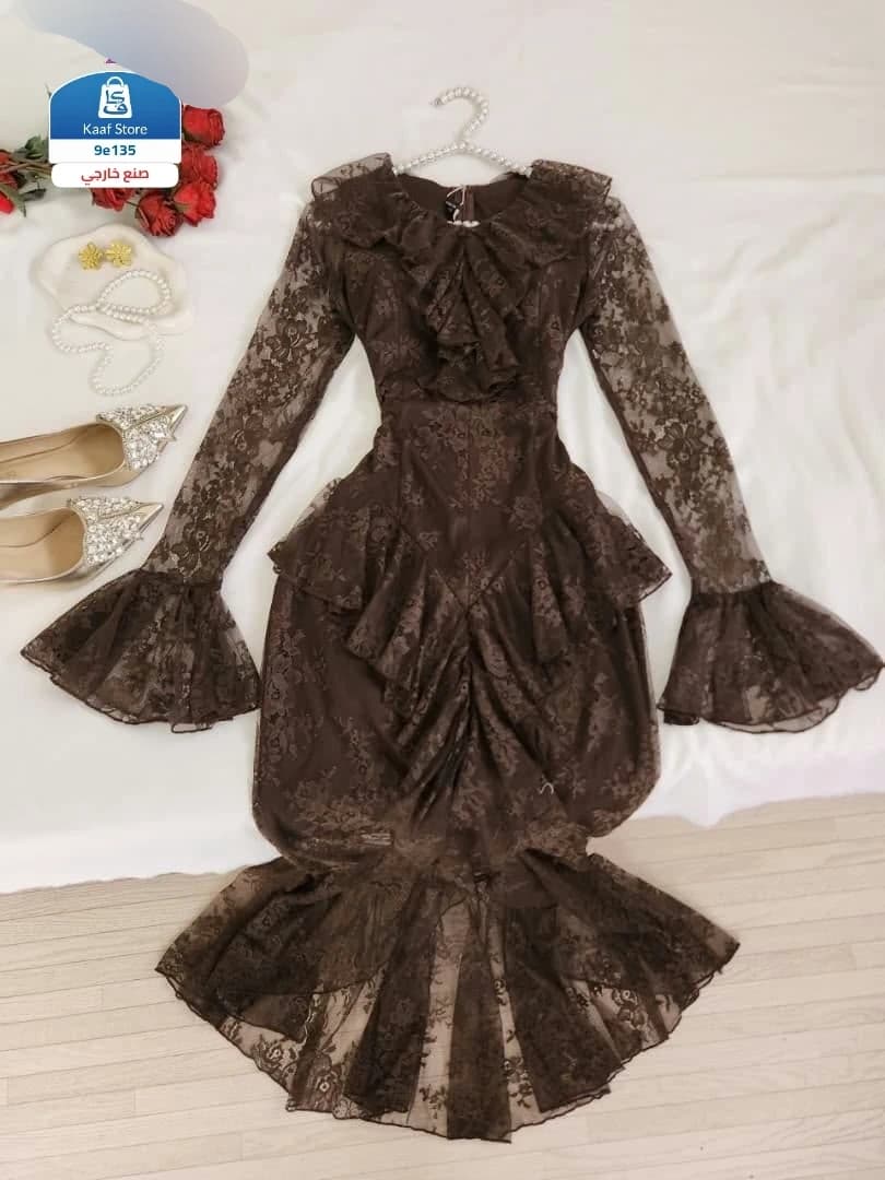 فستان Ruffle thumbnail 3
