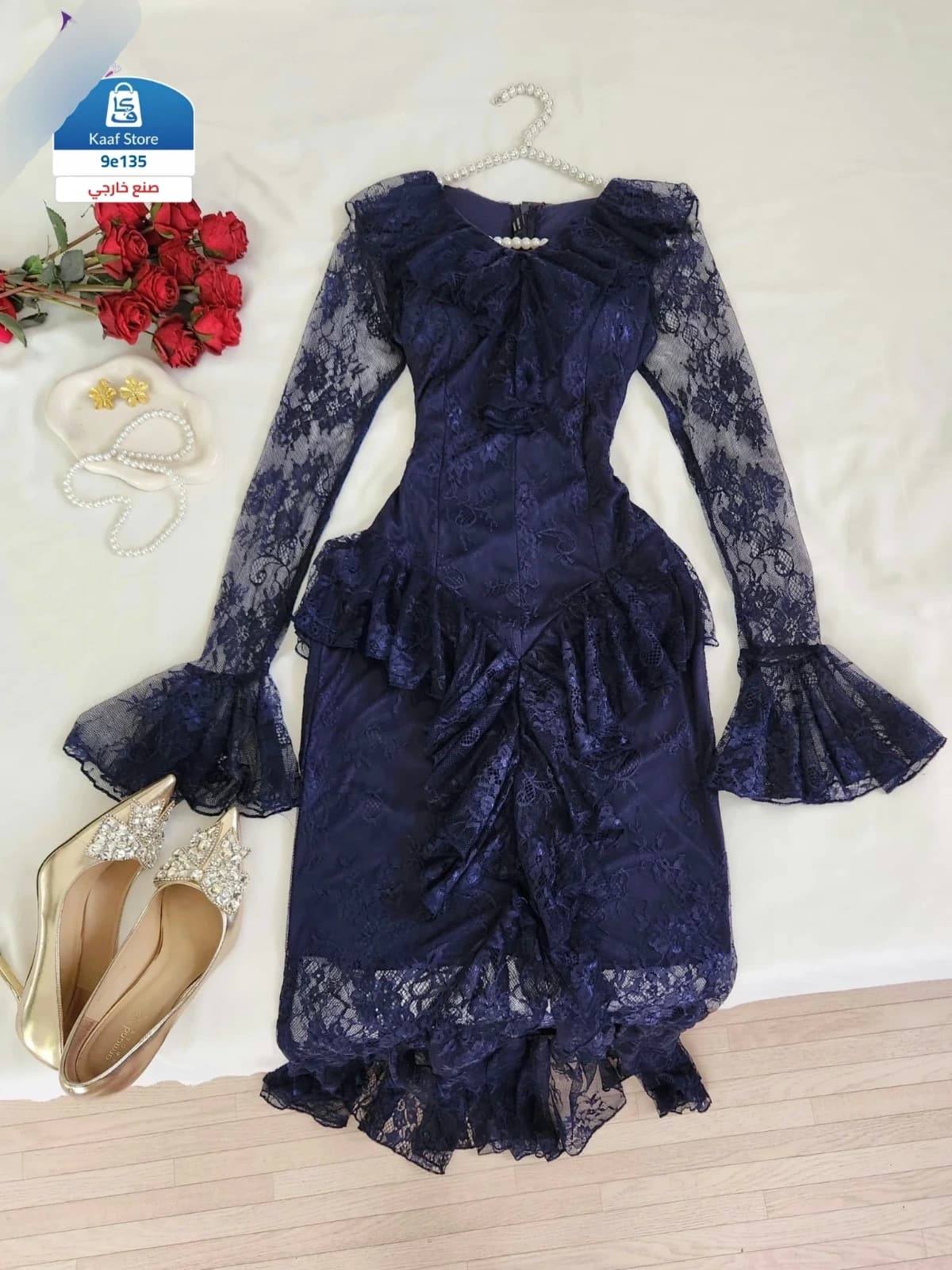 فستان Ruffle thumbnail 4
