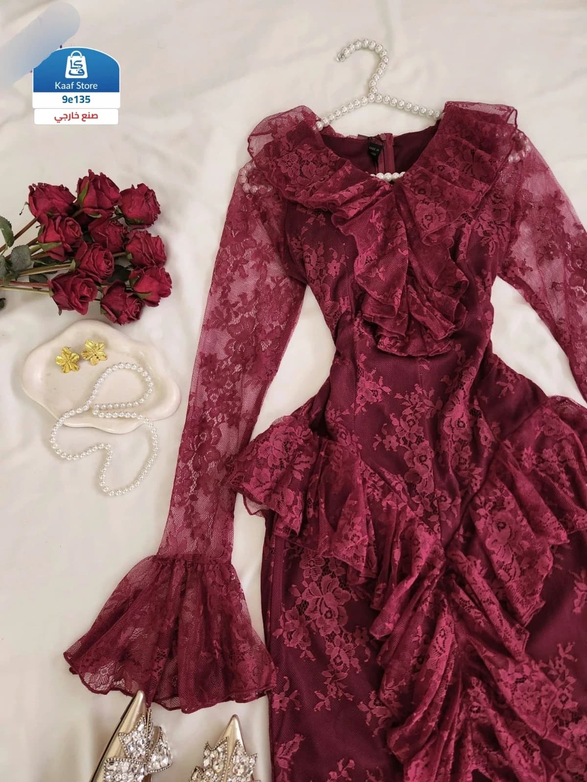 فستان Ruffle thumbnail 5