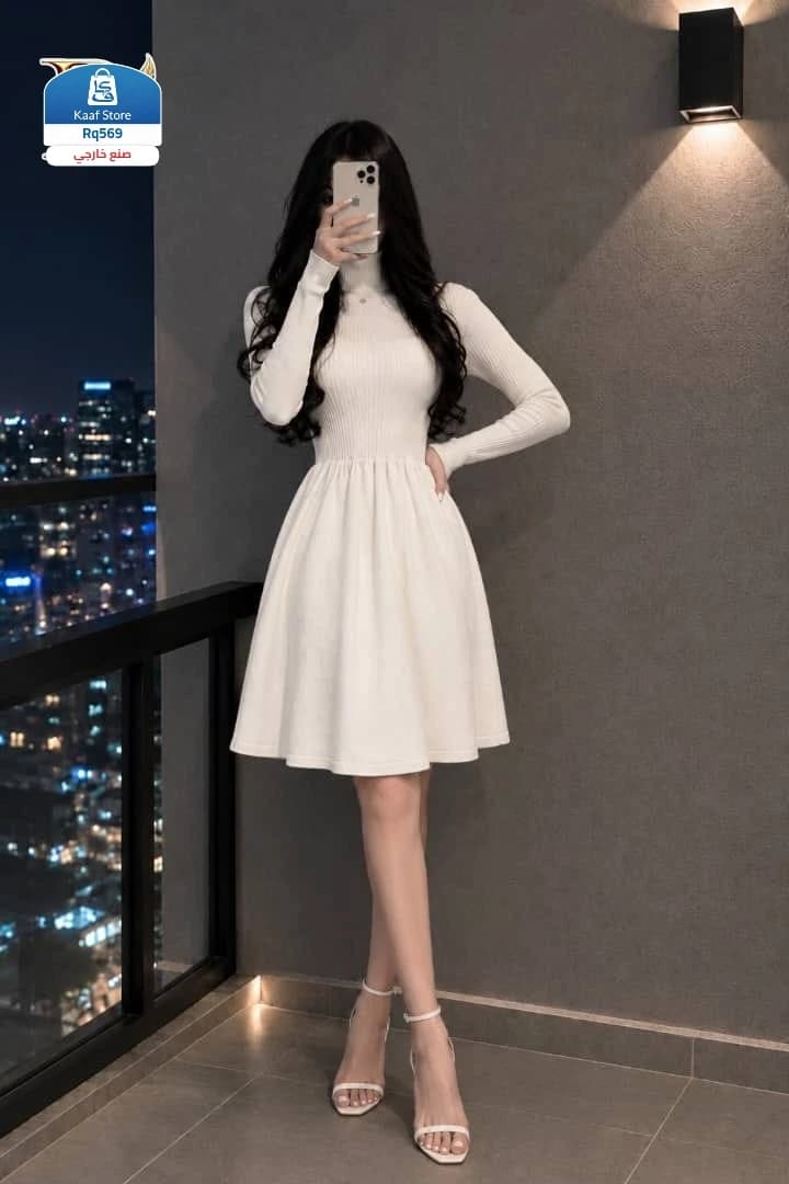 فستان نسائي راقٍ بتصميم أنيق - صورة 1