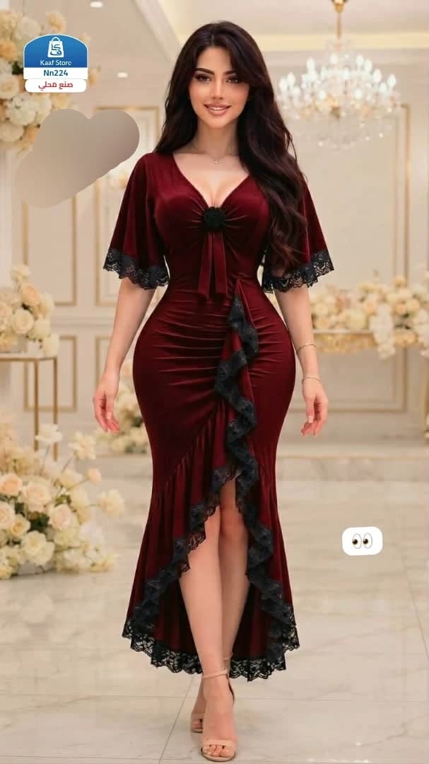فستان استرتش فاخر - صورة 1