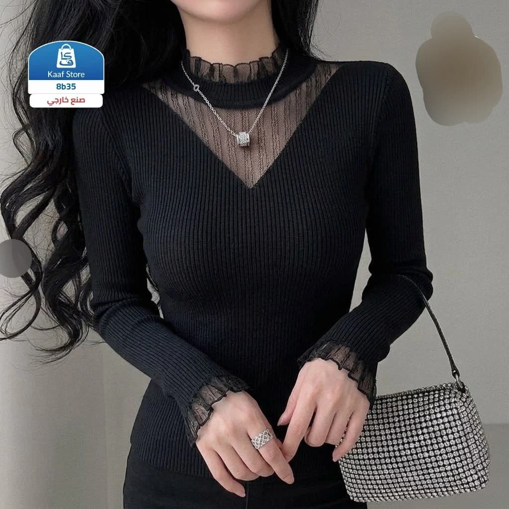 بلوزة تريكو ناعمة بتفاصيل ساحرة