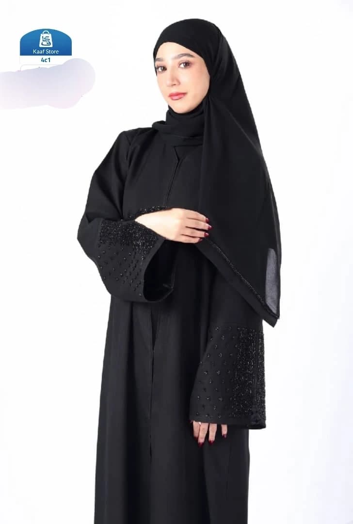 عباية سوداء فاخرة - صورة 1