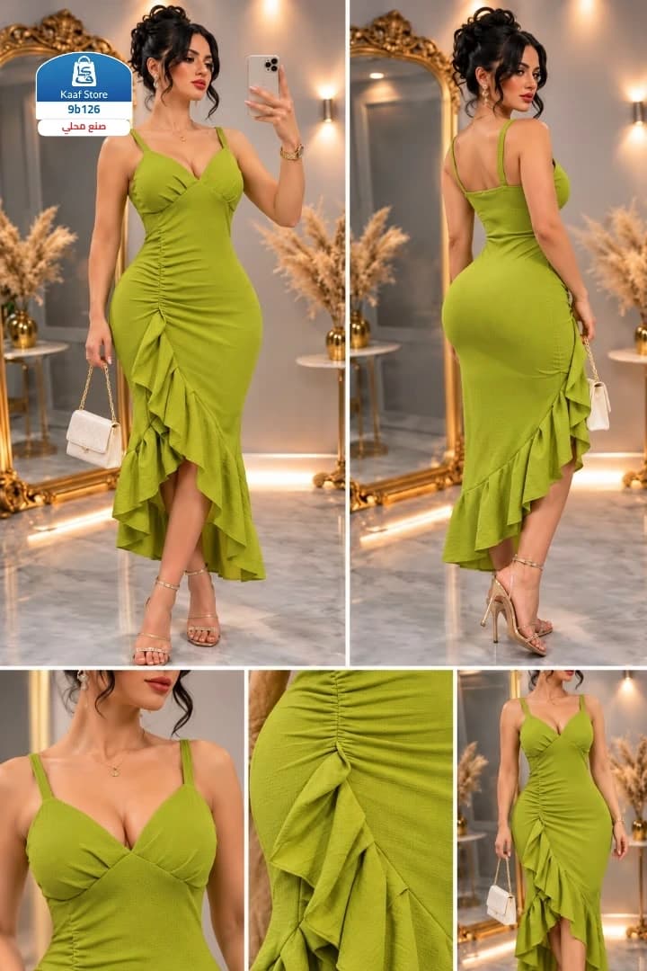 فستان ميدي نسائي راقٍ - صورة 1