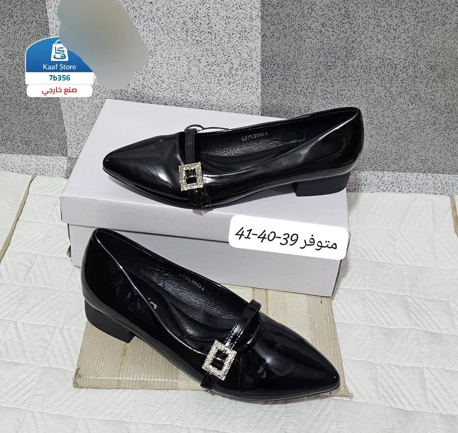 حذاء نسائي رسمي من الجلد اللامع - صورة 1