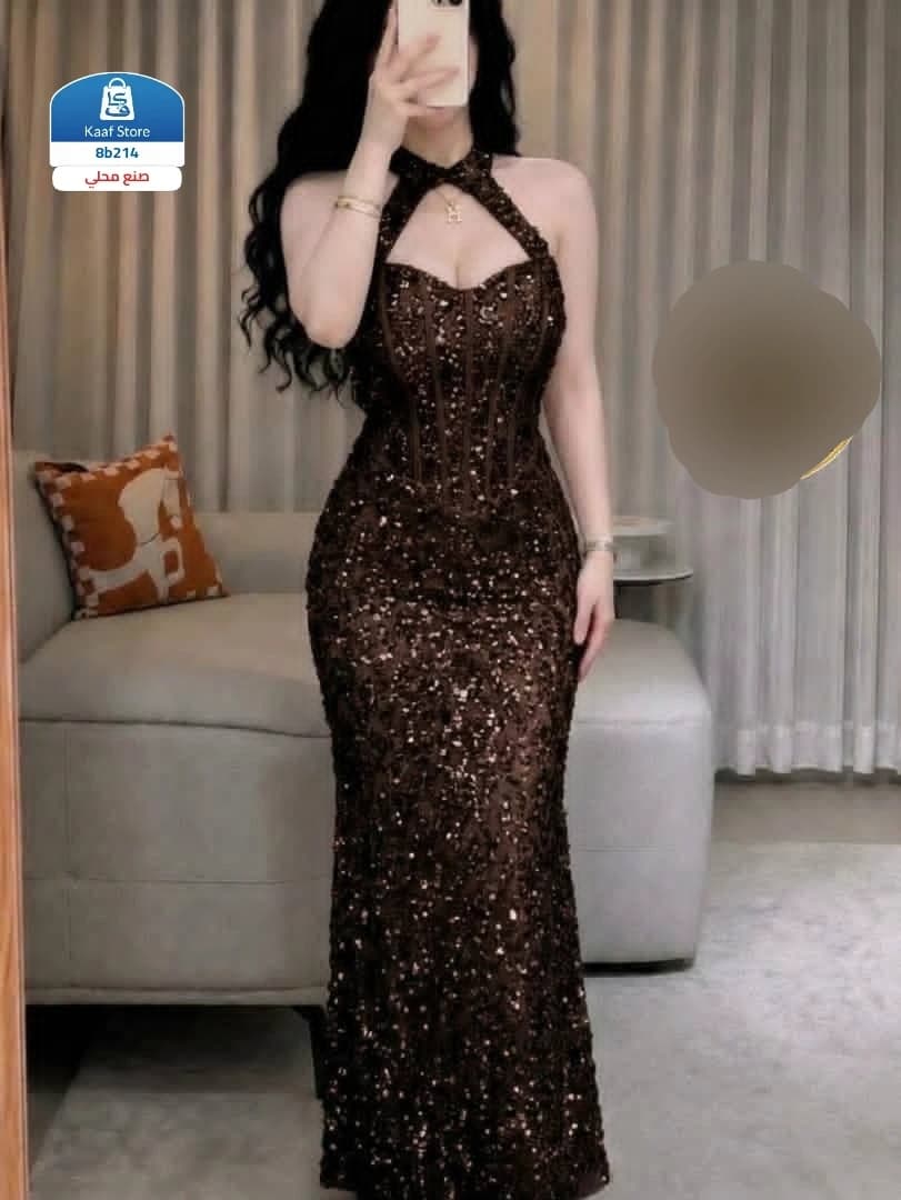 فستان نسائي أنيق الحفلات والسهرات - صورة 1